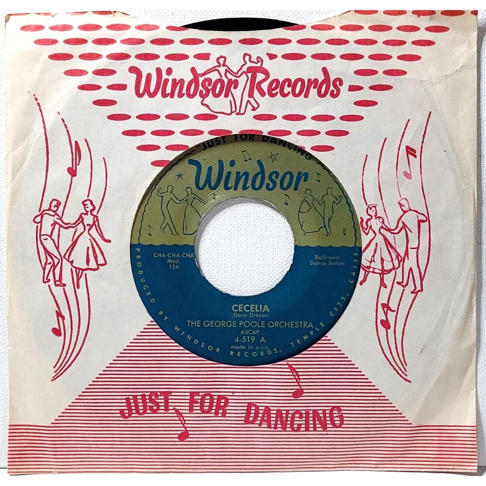George Poole Orchestra 45 Cecelia/You Just Want To Cha-Cha-Cha EX Latin